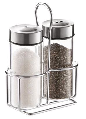 Ménagère salière poivrière inox Bobo 5 cl In Situ - 061025