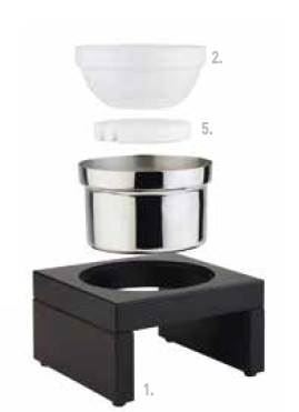 Bol mélamine blanc 10.5 x 23 cm In Situ - 060321