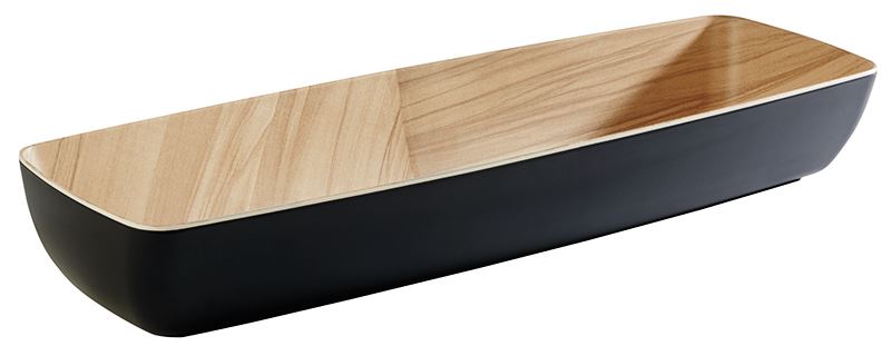 Saladier Frida mélamine et bois noir 36.5 cl In Situ - 060737