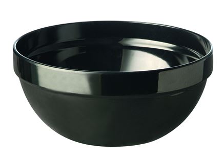 Bol mélamine noir 10.5 x 23 cm In Situ - 060323