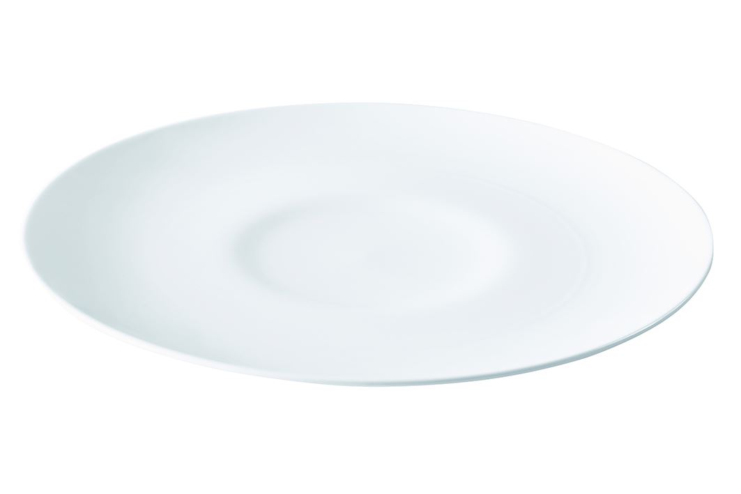 Assiette plate ronde Chef'Collection Simple porcelaine blanc 30 cm In Situ - 050707