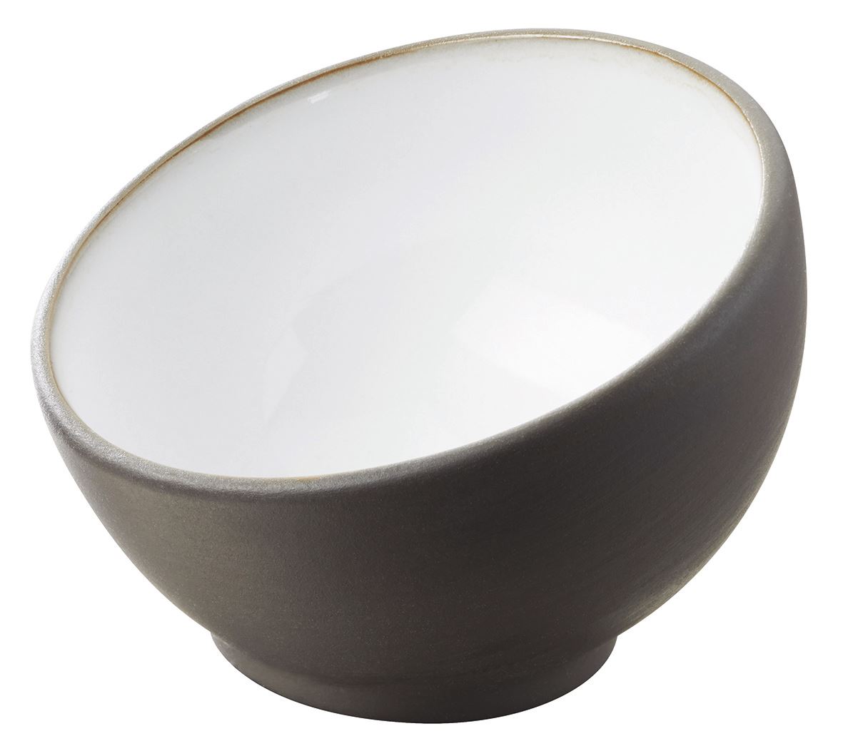 Mise en bouche sphère Solid & Likid porcelaine blanc et noir 4 cl Revol Porcelaine - 403348