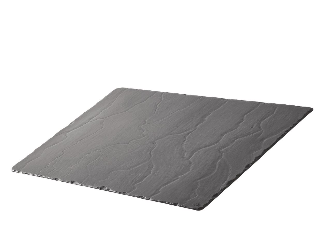 Assiette rectangle effet ardoise Basalt porcelaine noir 30 x 16 cm Revol Porcelaine - 405170