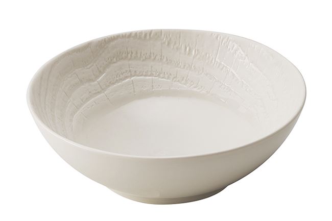 Assiette coupe ronde Arborescence porcelaine ivoire 24 cm Revol Porcelaine - 052118