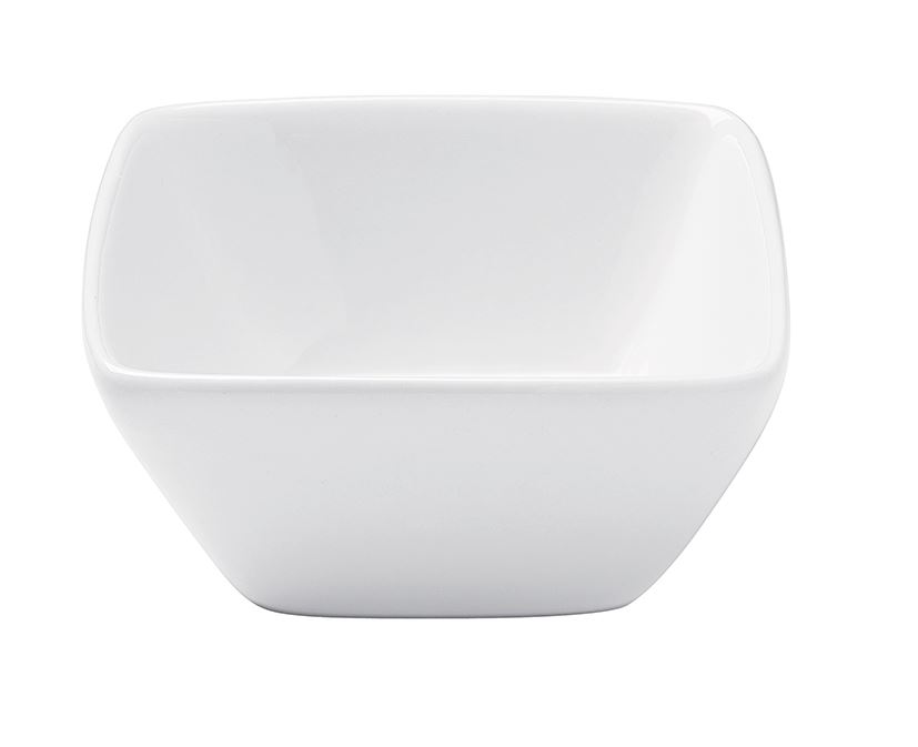 Mini saladier carré porcelaine blanc 10 x 10 cm 20 cl In Situ - 420126
