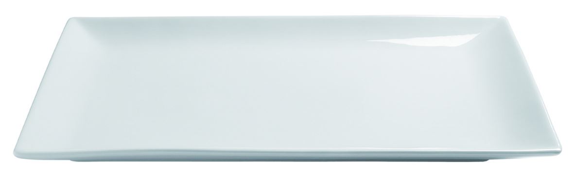Assiette plate rectangle Clelia porcelaine blanc 20 x 13 cm In Situ - 466762