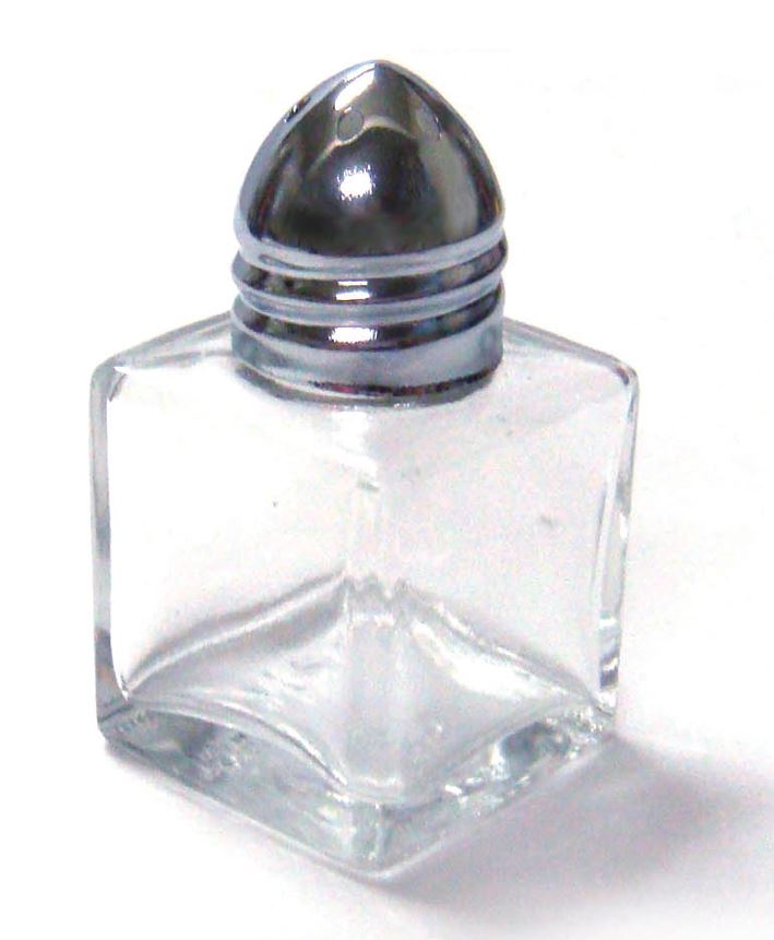 Mini salière ou poivrière verre transaprent 5.1 cm In Situ - 061247