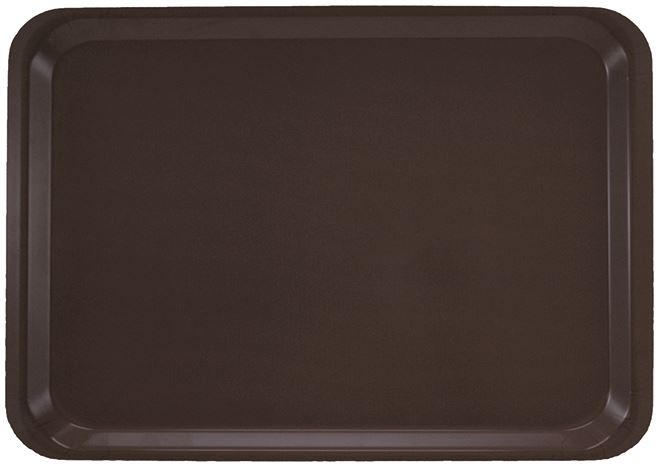 Plateau Fast Food stratifié chocolat 37 x 26 cm In Situ - 473073