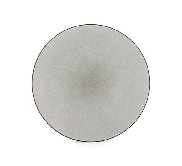 Assiette plate ronde Equinoxe porcelaine poivre 28 cm Revol Porcelaine - 054005
