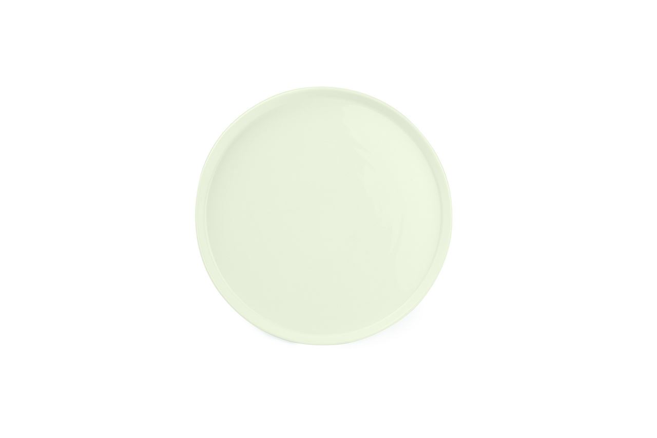 Assiette plate ronde Gusto porcelaine blanc 22 cm In Situ - 054134