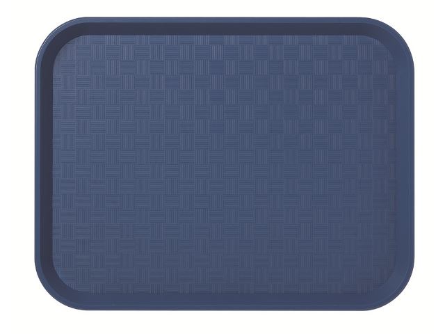 Plateau Fast Food polypropylène bleu 35 x 27 cm In Situ - 274005