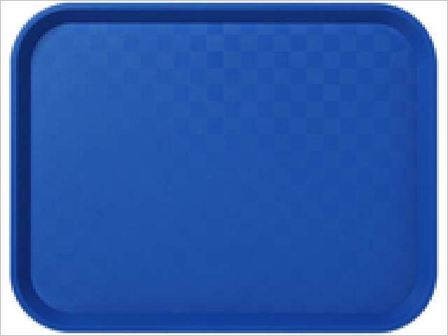 Plateau Self polypropylène bleu 46 x 36 cm In Situ - 275001