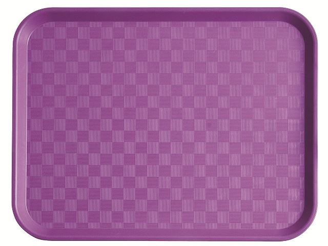 Plateau Fast Food polypropylène bleu 35 x 27 cm In Situ - 275007