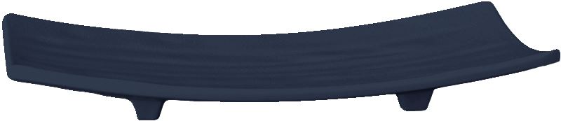 Plat à sushi Zen mélamine noir 22 x 12 cm In Situ - 402125