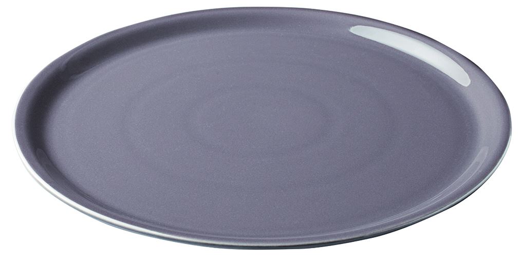 Assiette à pizza Talass'o porcelaine gris 31 cm In Situ - 050750