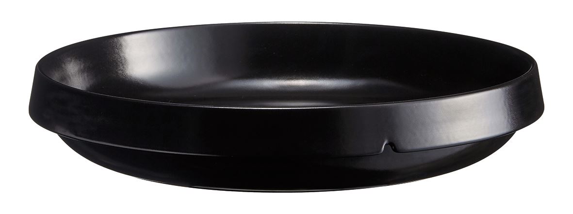 Plat rond Welcome céramique noir 4L Emile Henry - 071336