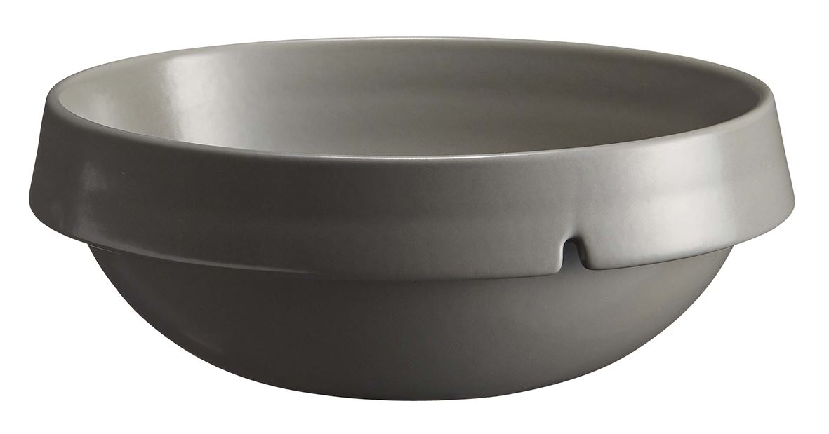 Saladier Welcome céramique gris 2.5 L Emile Henry - 071340