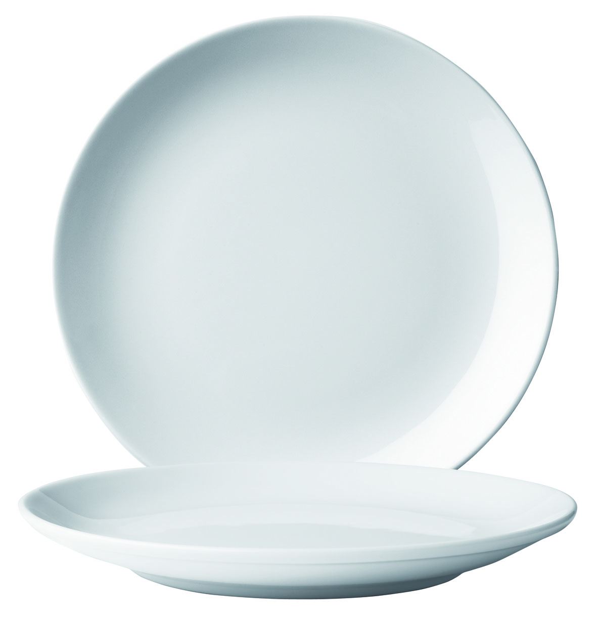 Assiette plate ronde Eo porcelaine blanc 28 cm In Situ - 050163