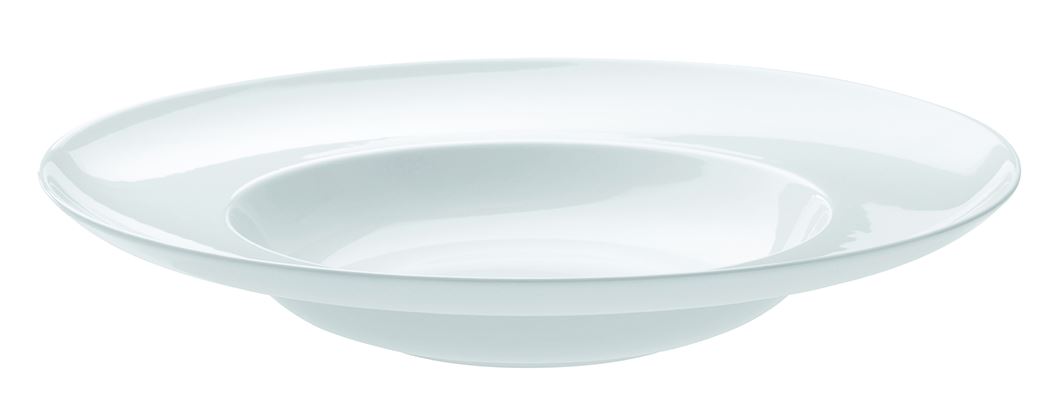 Assiette creuse rond Domo porcelaine blanc 25 cm In Situ - 050795