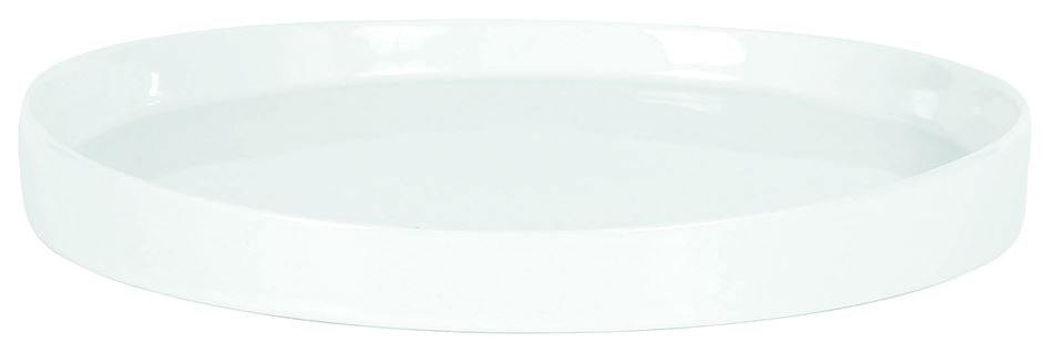 Assiette à dessert Virgo porcelaine blanc 2.5 x 20 cm In Situ - 050809