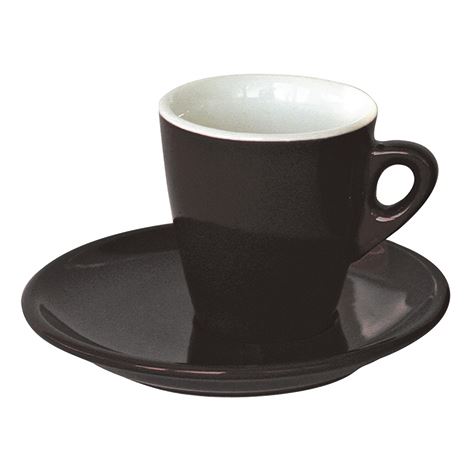 Tasse à café Ekio porcelaine noir 7.5 cl In Situ - 050901