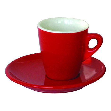 Tasse à café Ekio porcelaine rouge 7.5 cl In Situ - 050907