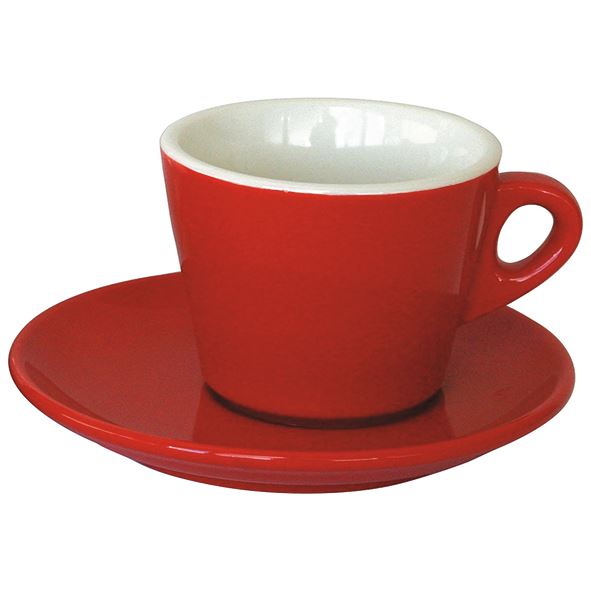 Tasse à café Ekio porcelaine rouge 17 cl In Situ - 050908