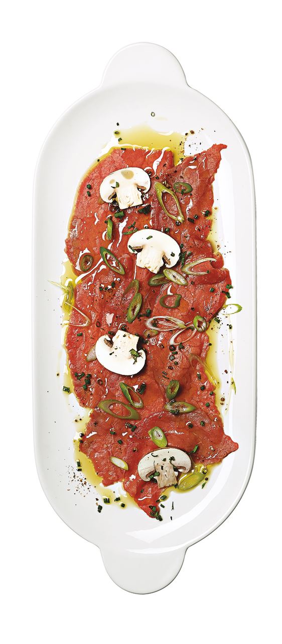 Assiette à burger rectangle O'Bistro porcelaine blanc 39 x 16 cm In Situ - 050228