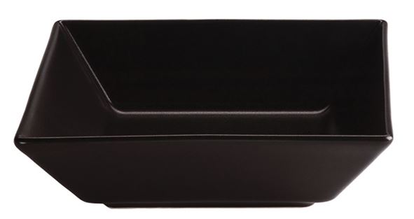 Assiette plate carrée Kuro grès noir 17.5 x 17.5 cm In Situ - 050271