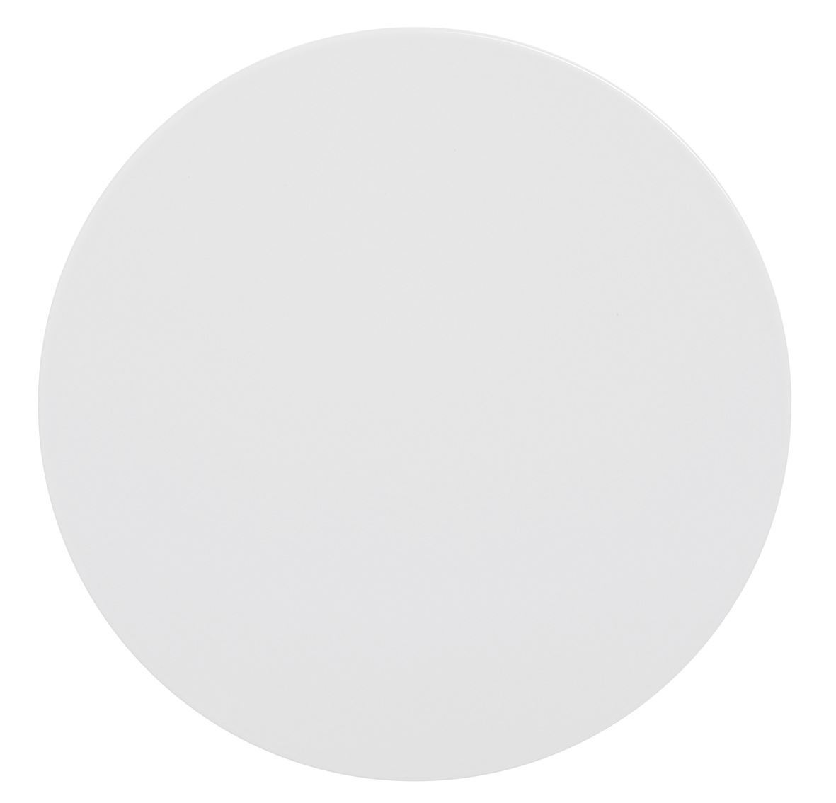 Assiette plate ronde Eloa porcelaine blanc 25 cm In Situ - 050335