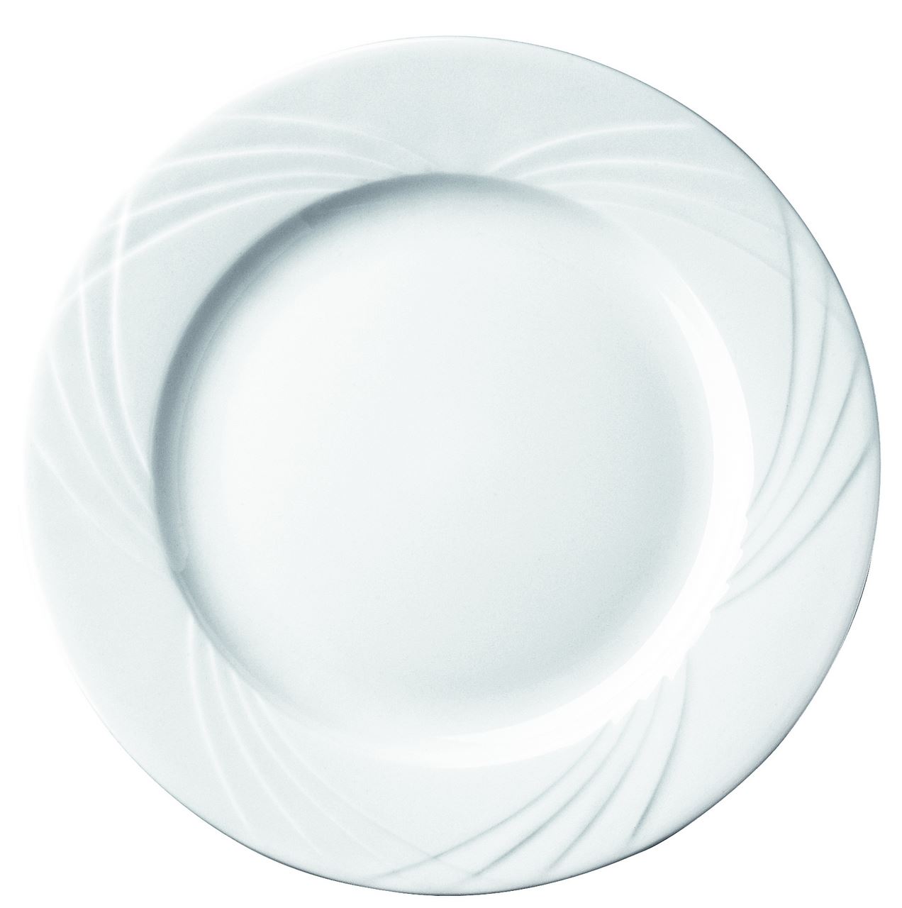 Assiette plate ronde Europa N°9 porcelaine blanc 15 cm In Situ - 050995