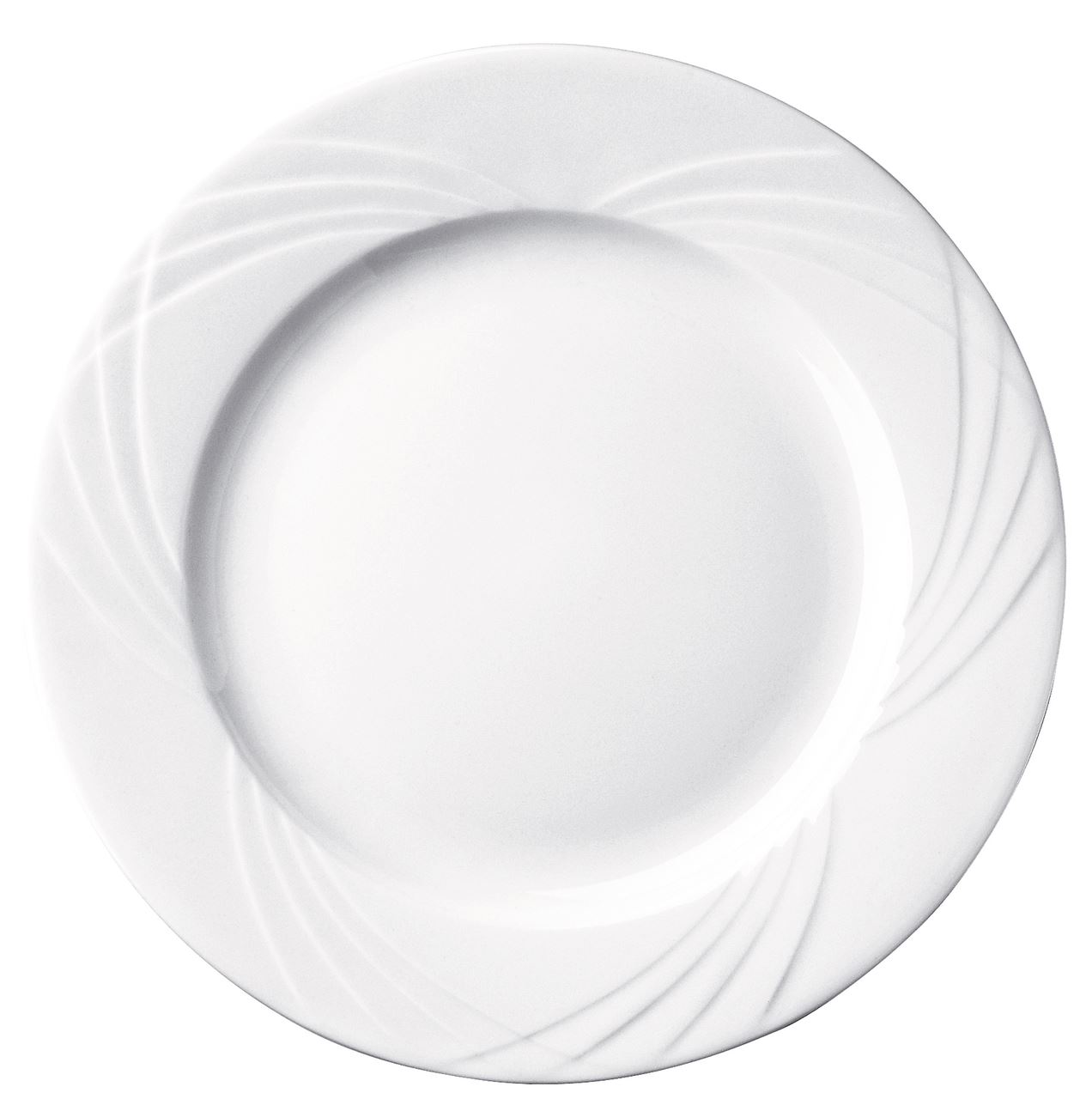 Assiette creuse rond Europa N°3 porcelaine blanc 21.5 cm In Situ - 050996