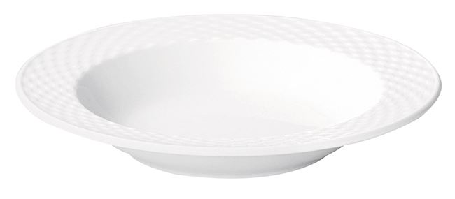 Assiette creuse rond Polo porcelaine blanc 23 cm In Situ - 050356