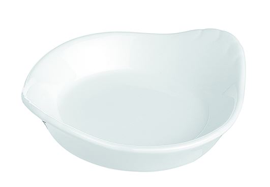 Miniature plat porcelaine blanc 2.5 cl In Situ - 051357