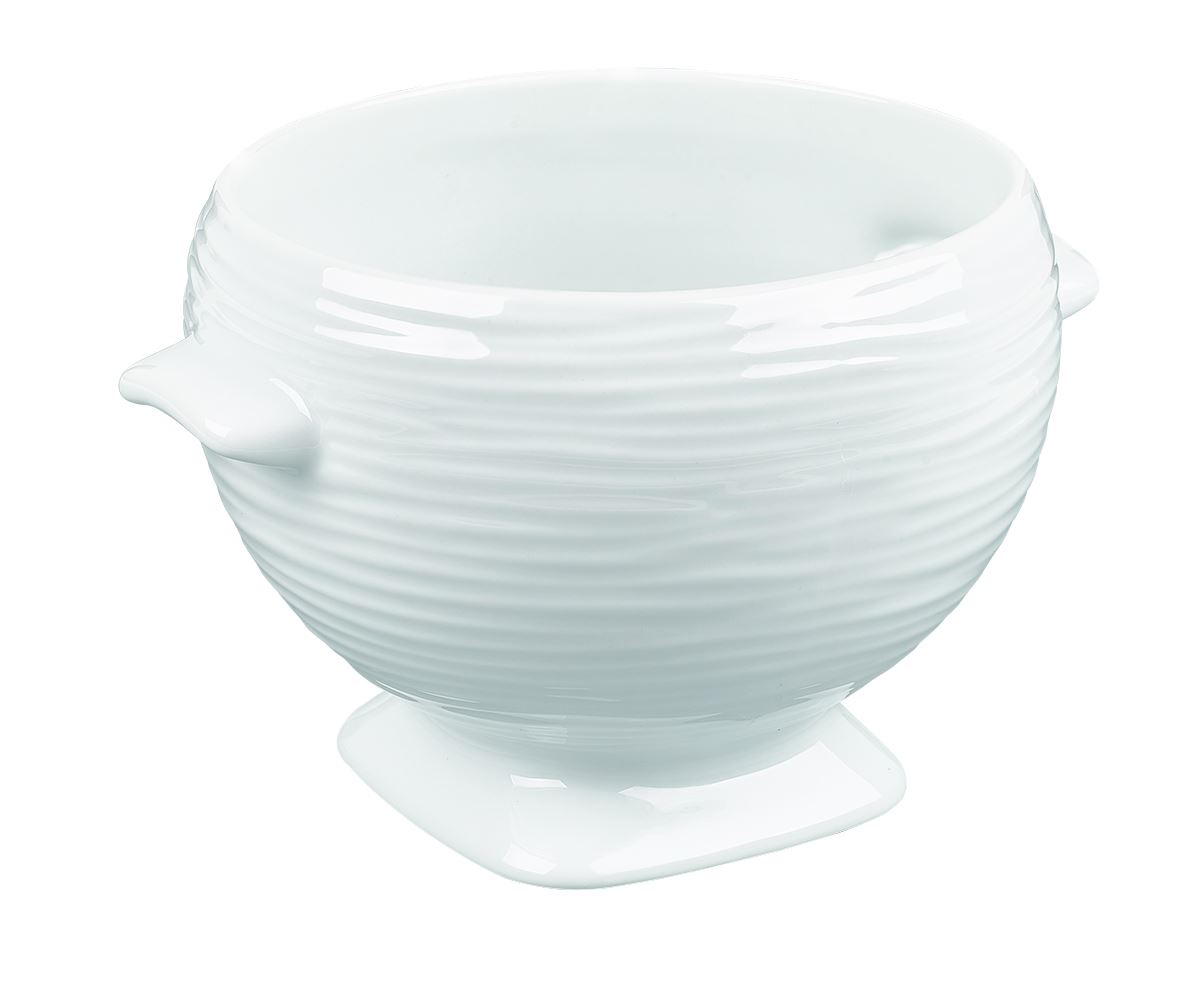 Soupière Plisseo porcelaine blanc 1.8 L In Situ - 051367