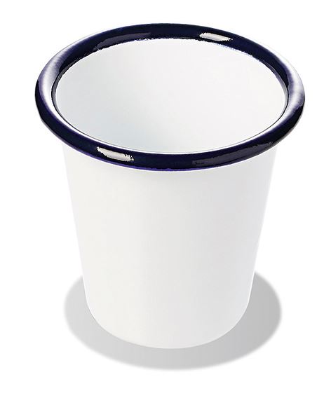 Pot à frites Snaack acier émaillé blanc 26 cl In Situ - 051009