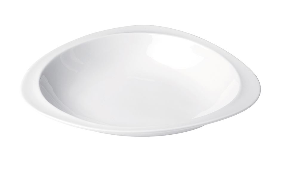 Assiette creuse rond porcelaine blanc 26 cm In Situ - 051068