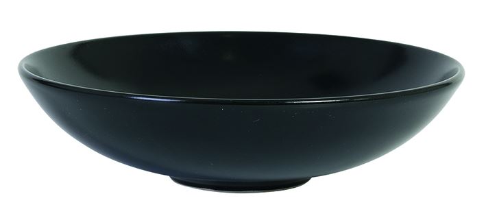 Assiette à wok Kuro grès noir 19.5 x 5 cm In Situ - 050383