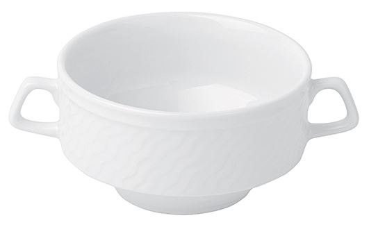 Bol à consommé Panama porcelaine blanc 45 cl In Situ - 050398