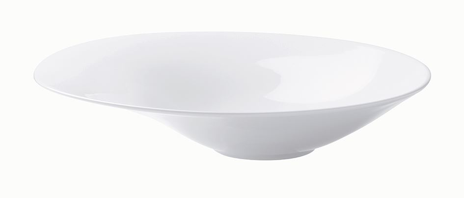 Assiette creuse rond Slide porcelaine blanc 30 cm In Situ - 050430