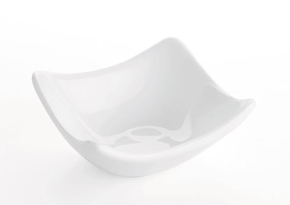 Coupelle ondée porcelaine blanc 6.4 x 7.5 x 7.5 cm In Situ - 050468
