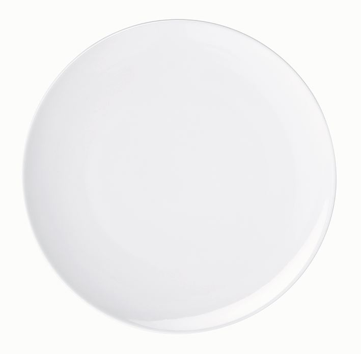 Assiette plate ronde Fineo porcelaine blanc 28 cm In Situ - 050498