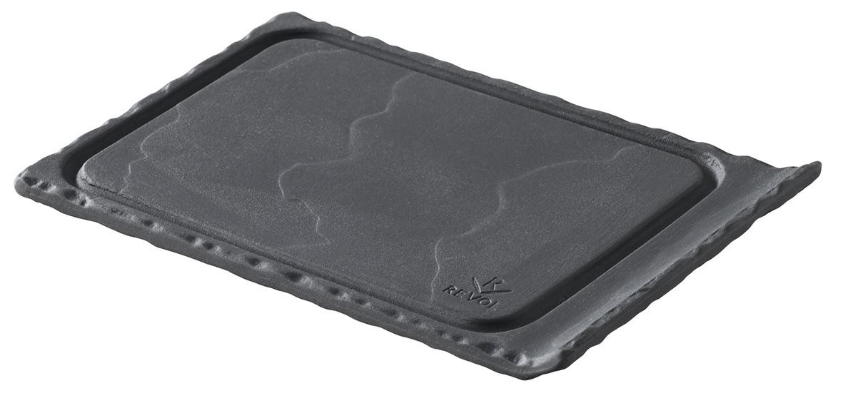 Planche rectangle Basalt porcelaine noir 11.5 x 8 cm Revol Porcelaine - 050508