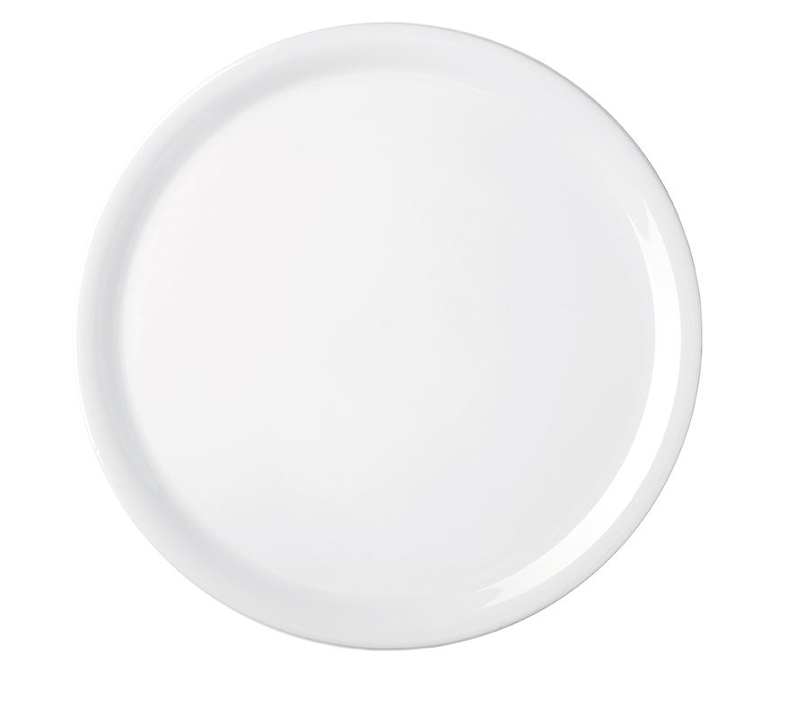Assiette à pizza porcelaine blanc 31 cm In Situ - 051170