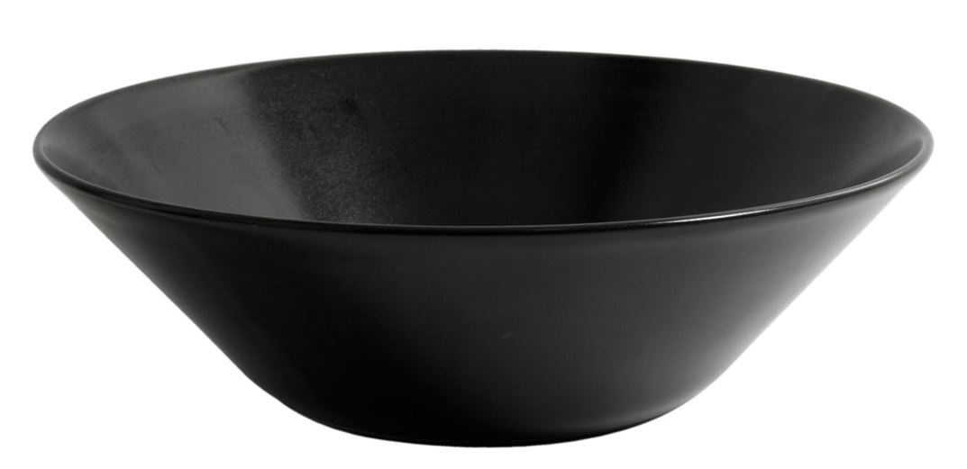 Saladier Kuro grès noir 8 x 24 cm In Situ - 051173