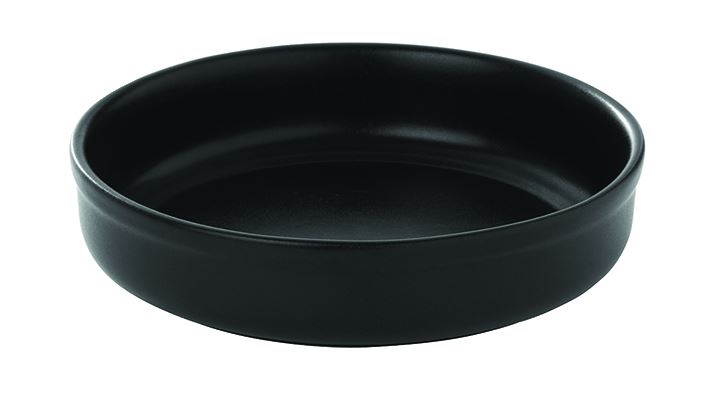 Plat rond grès noir 3 x 13.5 cm 260 ml In Situ - 051301