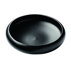 Mini assiette creuse rond Backstone grès noir 16 cm In Situ - 051315
