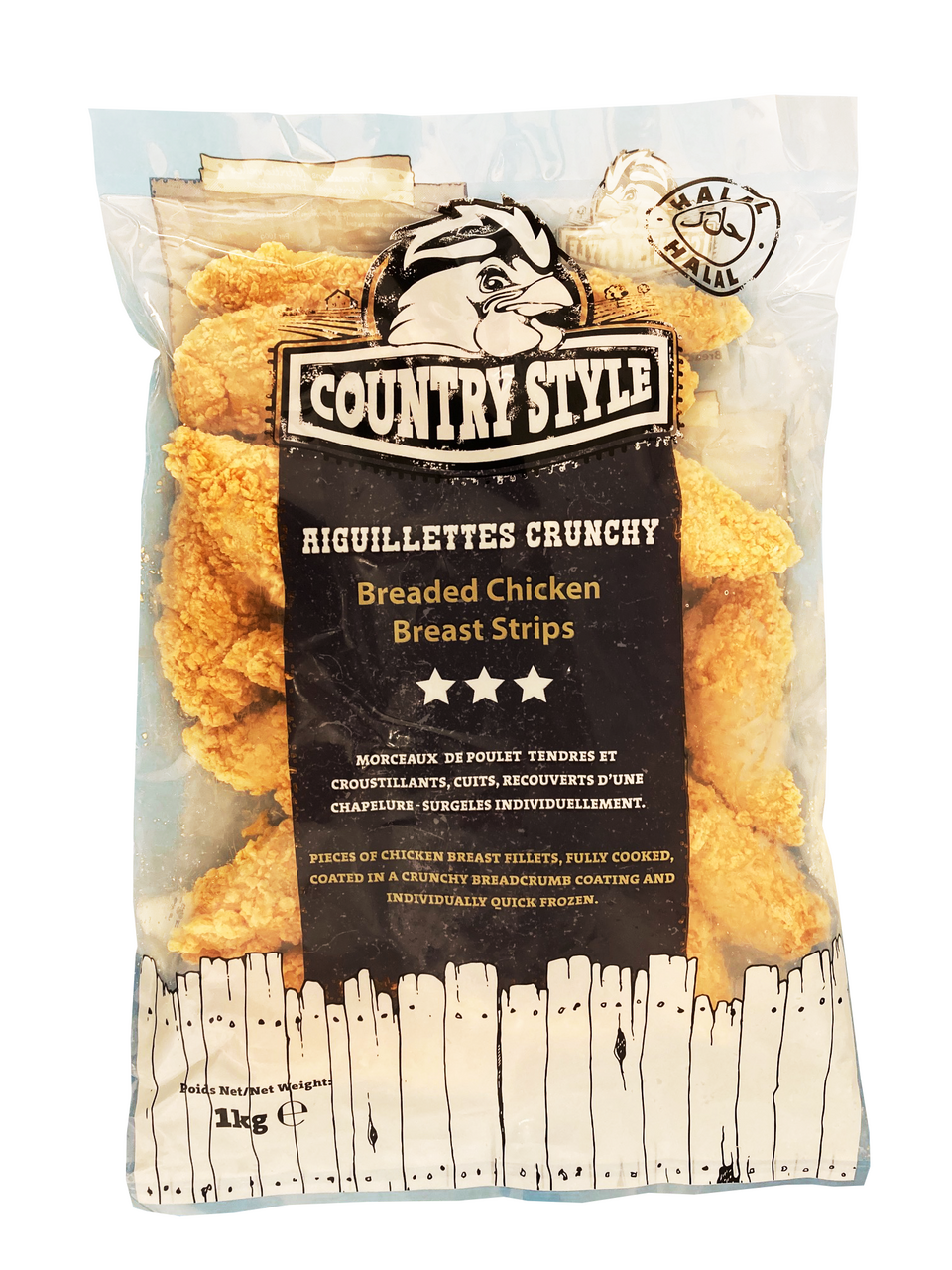 Country Style Aiguillette Crunchy halal sachet 1 kg