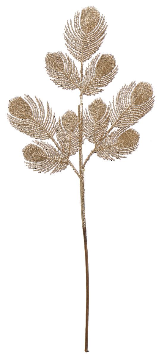 Branche feuille or 61 cm Tarrington House