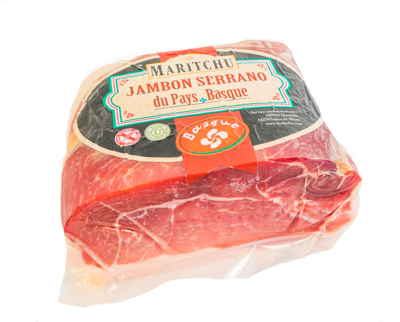 Maritchu Jambon Serrano salé séché 2.5 kg environ